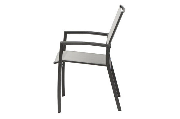 SIENA GARDEN Velia / Silva Dining Set, Anthrazit/washed Grey, Alu/Ranotex/Keramik, 8 Sessel, Tisch 220 X 100 Cm 6 SIENA GARDEN Velia / Silva Dining Set, Anthrazit/washed Grey, Alu/Ranotex/Keramik, 8 Sessel, Tisch 220 X 100 Cm – Bild 6