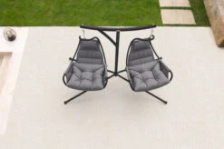 OUTFLEXX Doppelhängesessel, Anthrazit Matt/schwarz, Stahl/Textilene, 190x124x200cm, Inkl. Polster -Gartenmöbel 6 21534.jpg