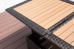 OUTFLEXX Loungetisch Höhenverstellbar, Braun-marmoriert, Polyrattan, 75/152x75x40/64,5cm -Gartenmöbel 6 8887.jpg