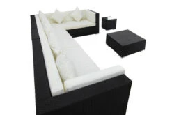 OUTFLEXX Loungemöbel-Set, Schwarz, Polyrattan, Für 8 Personen, Inkl. Kaffeetisch, Wasserfeste Kissenbox -Gartenmöbel 7 1380 BOX B.jpg