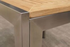 OUTFLEXX Set, Taupe, Edelstahl/Teak, Esstisch 200 X 90 Cm, 6 Stapelstühle -Gartenmöbel 7 14213.jpg