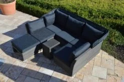 Ploß Rocking Loungeset, Grau/braun-meliert, Polyrattan, 5-6 Personen, Inkl. Sonnendach -Gartenmöbel 7 18220.jpg