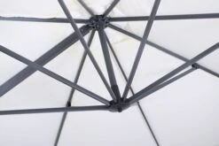 OUTFLEXX Ampelschirm, Anthrazit/creme, Pulverbesch. Aluminium, 400x300cm, Inkl. Plattenständer -Gartenmöbel 7 18347.jpg