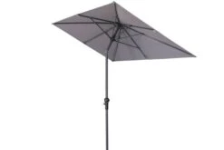 OUTFLEXX Mittelstockschirm, Hellgrau, Pulverbesch. Aluminium/Polyester PA-beschichtet, 270x150cm 18 OUTFLEXX Mittelstockschirm, Hellgrau, Pulverbesch. Aluminium/Polyester PA-beschichtet, 270x150cm -Gartenmöbel 7 18350.jpg