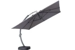 OUTFLEXX Luxus Ampelschirm, Anthrazit, Edelstahl/Aluminium, 350x350cm, Inkl. Schirmständer Und Schutzhülle 20 OUTFLEXX Luxus Ampelschirm, Anthrazit, Edelstahl/Aluminium, 350x350cm, Inkl. Schirmständer Und Schutzhülle -Gartenmöbel 7 18352.jpg