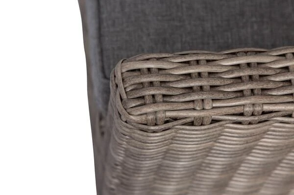 OUTFLEXX Loungegruppe, Grau, Polyrattan, 4 Personen, Verstellbare Sitzflächen, Wasserfeste Kissenbox 7 OUTFLEXX Loungegruppe, Grau, Polyrattan, 4 Personen, Verstellbare Sitzflächen, Wasserfeste Kissenbox – Bild 7