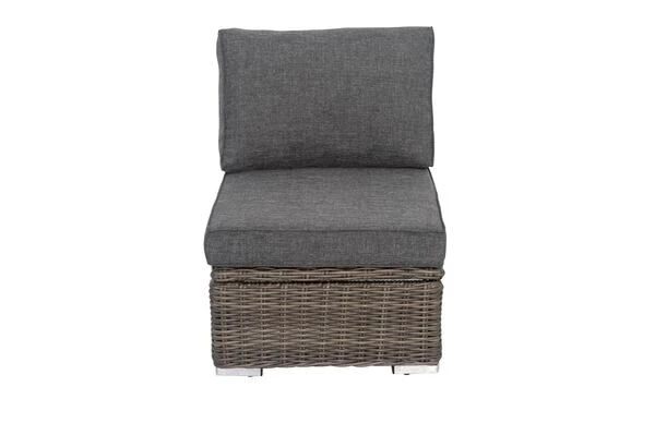 OUTFLEXX Mittelelement, Grau, Polyrattan, 63 X 78 X 65 Cm, Geeignet Für 18370-BOX-A/-D 1 OUTFLEXX Mittelelement, Grau, Polyrattan, 63 X 78 X 65 Cm, Geeignet Für 18370-BOX-A/-D