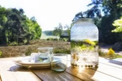 HARTMAN Yasmani Esstisch, Weiß/vintage Brown, Alu/Teak, 240x100cm -Gartenmöbel 7 18685.jpg