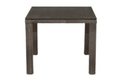 Ploß Rocking Dining Tisch, Grau/braun-meliert, Polyrattan, 90 X 90 Cm, Glasplatte In Steinoptik -Gartenmöbel 7 20156.jpg