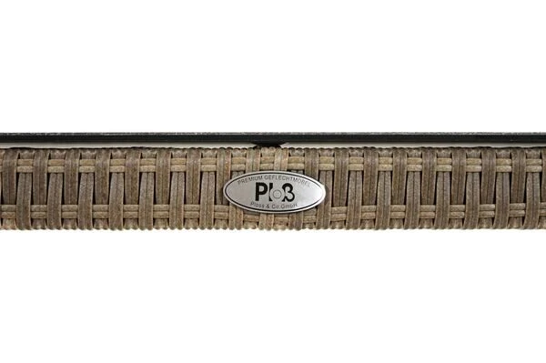 Ploß Rabida Dining Tisch, Champagner-meliert, Polyrattan, 170 X 90 Cm, Glasplatte In Steinoptik 7 Ploß Rabida Dining Tisch, Champagner-meliert, Polyrattan, 170 X 90 Cm, Glasplatte In Steinoptik – Bild 7