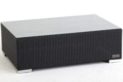 OUTFLEXX Kaffeetisch, Schwarz, Polyrattan, 95x65cm, Mit Glas-Tischplatte 14 OUTFLEXX Kaffeetisch, Schwarz, Polyrattan, 95x65cm, Mit Glas-Tischplatte -Gartenmöbel 7 2392 9.jpg