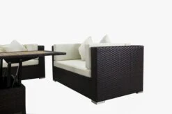 OUTFLEXX Loungemöbel-Set, Braun, Polyrattan, Für 9 Personen, Inkl. Loungetisch, Wasserfeste Kissenbox -Gartenmöbel 8 1599 BOX D.jpg