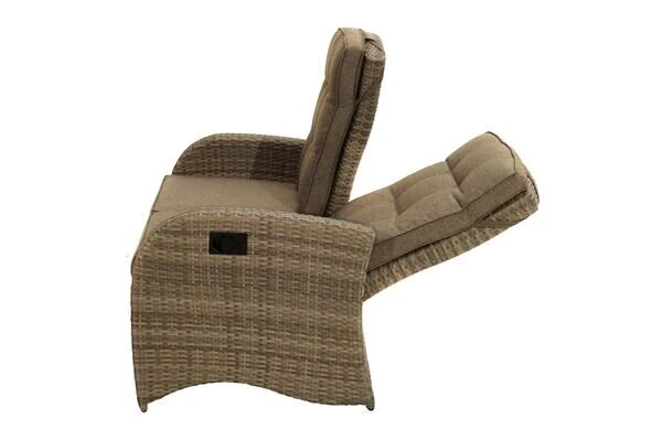 Ploß Rabida Comfort Dining / Lounge 2-Sitzer Sofa, Champagner-meliert, Polyrattan, 148x85x112 Cm, Verstellbar 8 Ploß Rabida Comfort Dining / Lounge 2-Sitzer Sofa, Champagner-meliert, Polyrattan, 148x85x112 Cm, Verstellbar – Bild 8