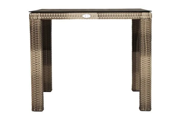 Ploß Rabida Dining Tisch, Champagner-meliert, Polyrattan, 90 X 90 Cm, Glasplatte In Steinoptik 8 Ploß Rabida Dining Tisch, Champagner-meliert, Polyrattan, 90 X 90 Cm, Glasplatte In Steinoptik – Bild 8