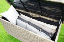 Ploß Rabida Kissenbox, Champagner-meliert, Polyrattan, 145x58x73 Cm, Inkl. Inlay -Gartenmöbel 8 20174.jpg