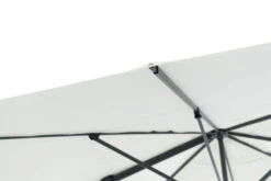 OUTFLEXX Ampelschirm, Anthrazit/creme, Alu/Polyester, 350x350cm, Inkl. Plattenständer -Gartenmöbel 8 20362.jpg