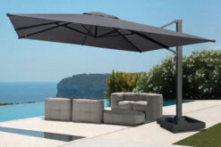 OUTFLEXX Ultimate XL Ampelschirm, Anthrazit/grau, Alu/Spuncrylic®, 450x450cm, Inkl. Befüllbarem Schirmständer -Gartenmöbel 8 20367.jpg