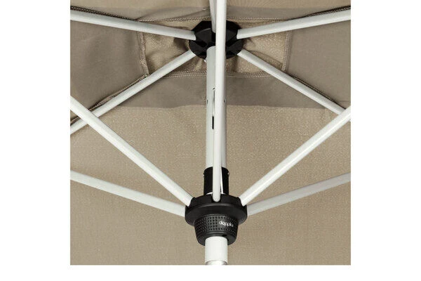 DOPPLER Active Auto Tilt Mittelstockschirm, Natur, Alu/Polyester, 200x300 Cm, Mit Kurbel 8 DOPPLER Active Auto Tilt Mittelstockschirm, Natur, Alu/Polyester, 200x300 Cm, Mit Kurbel – Bild 8