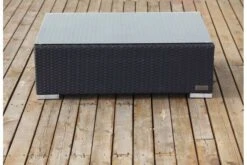 OUTFLEXX Kaffeetisch, Schwarz, Polyrattan, 95x65cm, Mit Glas-Tischplatte 15 OUTFLEXX Kaffeetisch, Schwarz, Polyrattan, 95x65cm, Mit Glas-Tischplatte -Gartenmöbel 8 2392 9.jpg