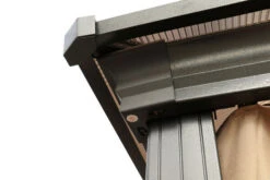 OUTFLEXX Profi Hardtop Pavillon, Grau, Aluminium, 3 X 3,6m Mit Seitenteilen Und Insektennetz -Gartenmöbel 9 13586.jpg