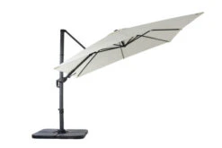 OUTFLEXX Ampelschirm, Creme, Pulverbesch. Aluminium, 300x300 Cm, Inkl. Plattenständer, Twist-Funktion -Gartenmöbel 9 16108.jpg