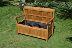 Ploß Aufbewahrungsbank, FSC-Akazie, 107 X 59 X 90 Cm, Inkl. Zinkbeschlägen -Gartenmöbel 9 16526.jpg