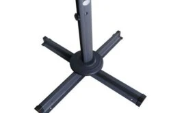 OUTFLEXX Ampelschirm, Anthrazit/creme, Pulverbesch. Aluminium, 400x300cm, Inkl. Plattenständer -Gartenmöbel 9 18347.jpg