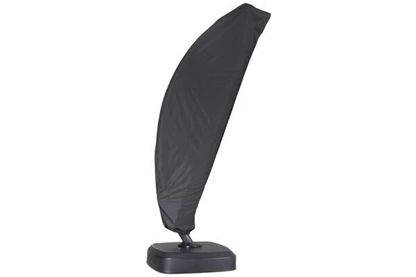 OUTFLEXX Luxus Ampelschirm, Anthrazit, Edelstahl/Aluminium, 350x350cm, Inkl. Schirmständer Und Schutzhülle 9 OUTFLEXX Luxus Ampelschirm, Anthrazit, Edelstahl/Aluminium, 350x350cm, Inkl. Schirmständer Und Schutzhülle – Bild 9