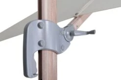 OUTFLEXX Ampelschirm, Creme, Aluminium In Holzoptik, 400x300cm, Inkl. Plattenständer -Gartenmöbel 9 18511.jpg