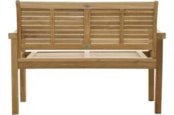 Ploß Zweisitzer Landhausbank York, Premium-Teak, Natur, 120x64x95 Cm -Gartenmöbel 9 18981.jpg
