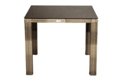 Ploß Rabida Dining Tisch, Champagner-meliert, Polyrattan, 90 X 90 Cm, Glasplatte In Steinoptik 17 Ploß Rabida Dining Tisch, Champagner-meliert, Polyrattan, 90 X 90 Cm, Glasplatte In Steinoptik -Gartenmöbel 9 20166.jpg